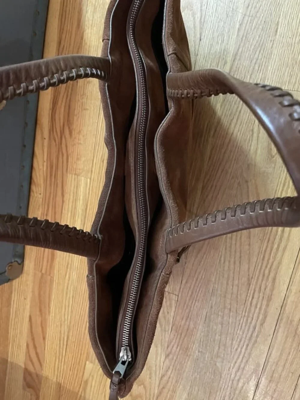 All Saints Suede Tote/Laptop Bag